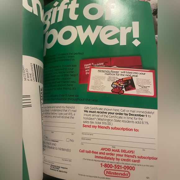 NINTENDO POWER MAGAZINE NOV/DEC 1988 TRACK & FIELD COMPLETE W/ POSTER & INSERTS - Picture 8 of 9